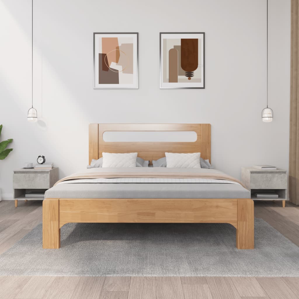 Comodini 2 pz Grigio Cemento 50x46x50 cm in Legno Multistrato 819541