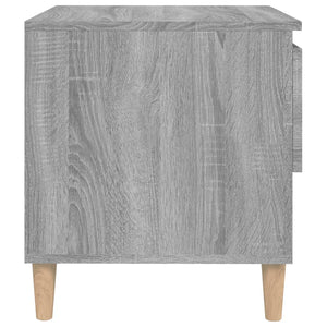 Comodino Grigio Sonoma 50x46x50 cm in Legno Multistrato cod 11241