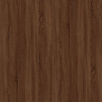 Comodino Rovere Marrone 50x46x50 cm in Legno Multistrato cod mxl 30007