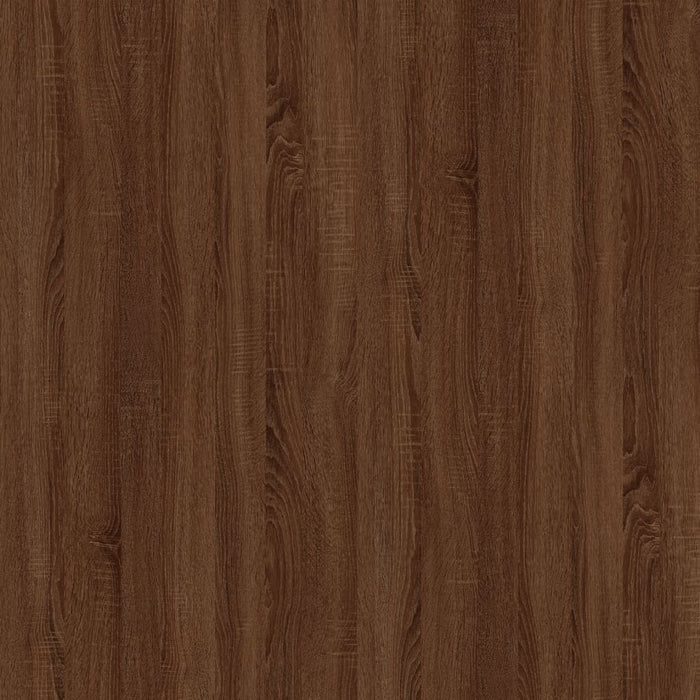 Comodino Rovere Marrone 50x46x50 cm in Legno Multistrato cod mxl 30007