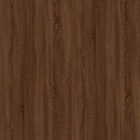 Comodini 2 pz Rovere Marrone 50x46x50 cm in Legno Multistrato 819547