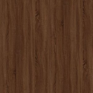 Comodini 2 pz Rovere Marrone 50x46x50 cm in Legno Multistrato 819547