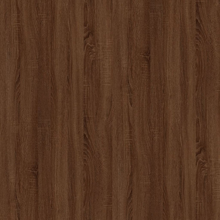 Comodini 2 pz Rovere Marrone 50x46x50 cm in Legno Multistrato 819547