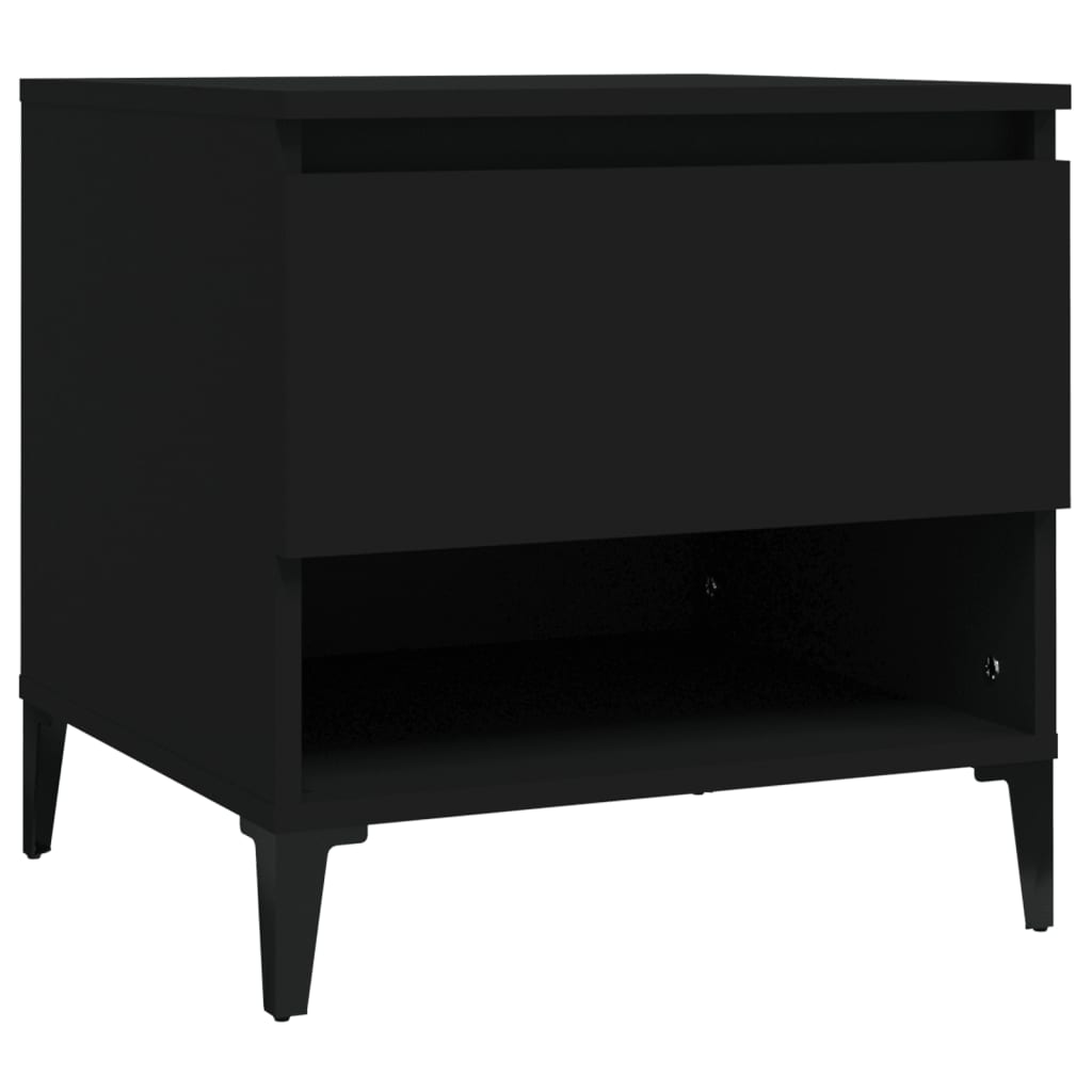 Tavolino Nero 50x46x50 cm in Legno Multistrato 819550