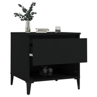 Tavolino Nero 50x46x50 cm in Legno Multistrato 819550