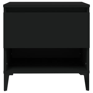 Tavolino Nero 50x46x50 cm in Legno Multistrato 819550