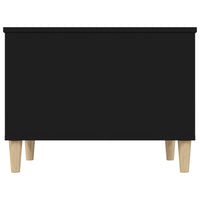 Tavolino da Salotto Nero 60x44,5x45 cm in Legno Multistrato cod mxl 16254