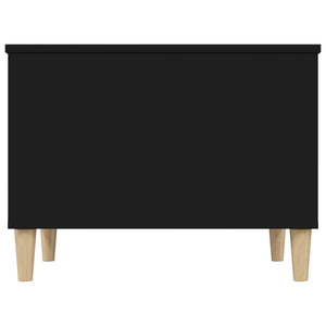 Tavolino da Salotto Nero 60x44,5x45 cm in Legno Multistrato cod mxl 16254