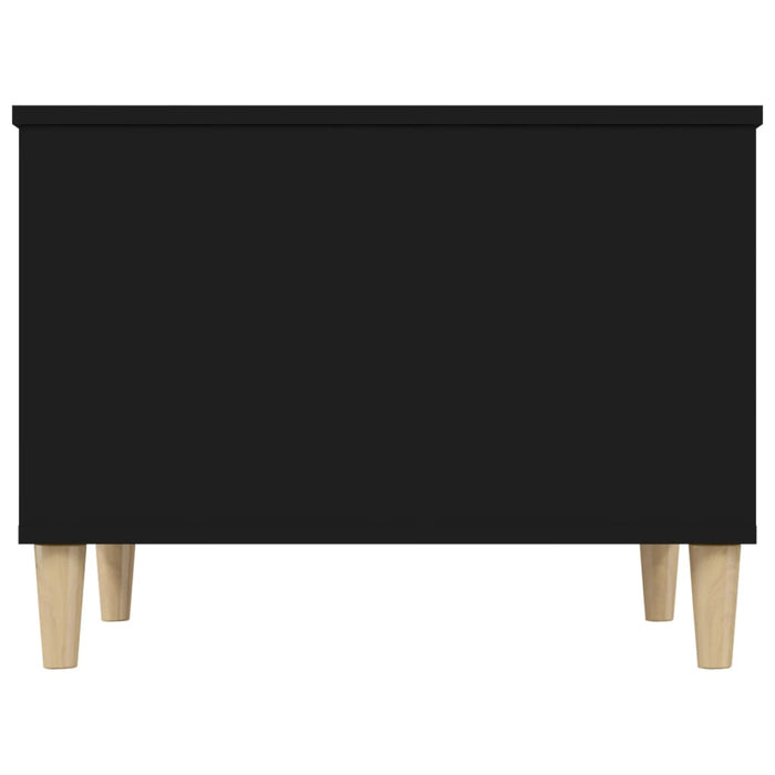 Tavolino da Salotto Nero 60x44,5x45 cm in Legno Multistrato cod mxl 16254