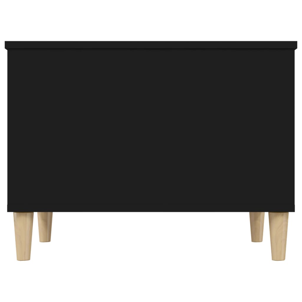 Tavolino da Salotto Nero 60x44,5x45 cm in Legno Multistrato 819565