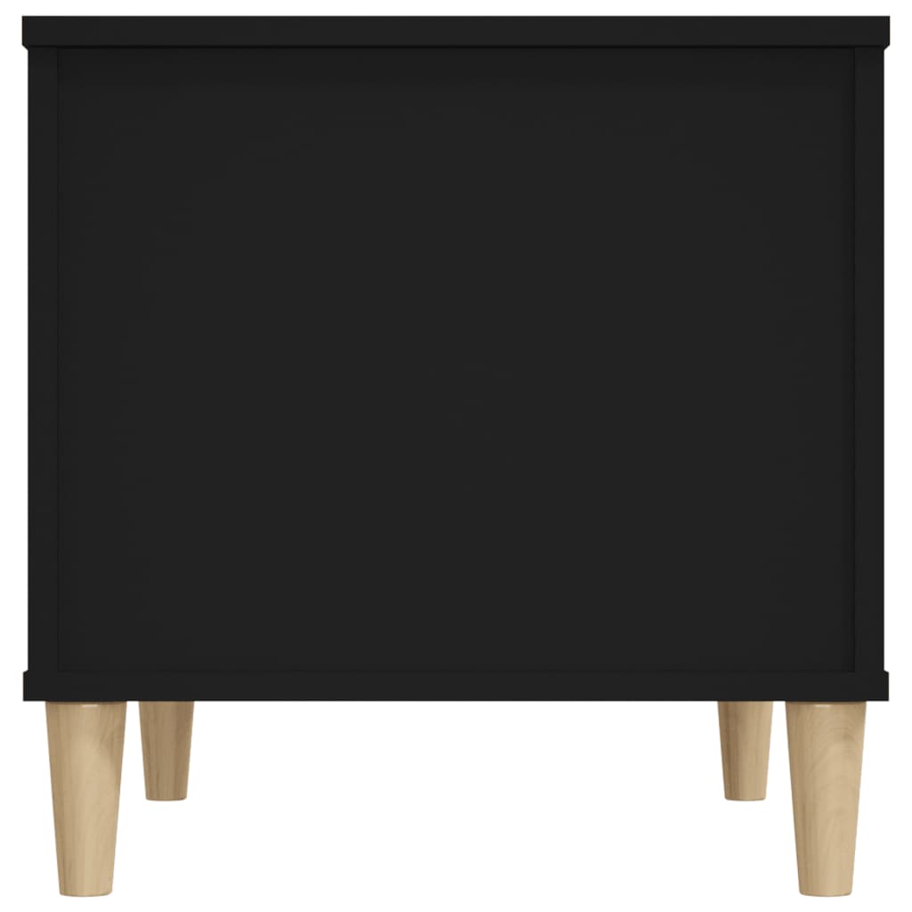 Tavolino da Salotto Nero 60x44,5x45 cm in Legno Multistrato cod mxl 16254