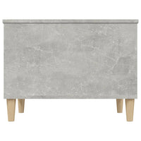 Tavolino Salotto Grigio Cemento 60x44,5x45 cm Legno Multistrato