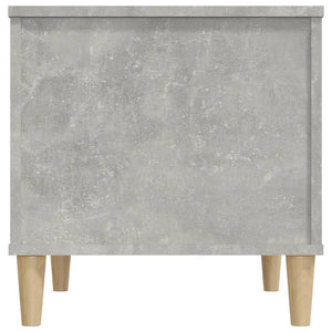 Tavolino Salotto Grigio Cemento 60x44,5x45 cm Legno Multistrato