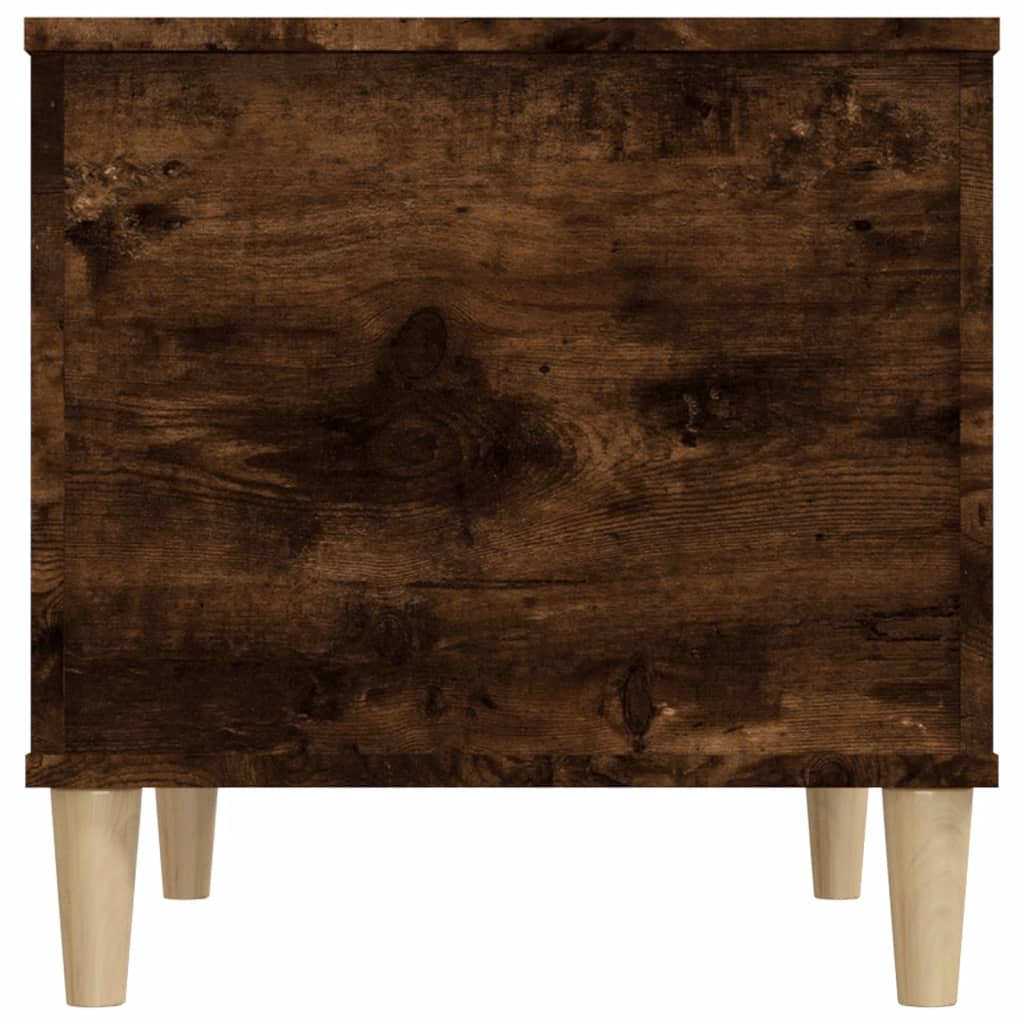 Tavolino da Salotto Rovere Fumo 60x44,5x45 cm Legno Multistrato cod mxl 18705