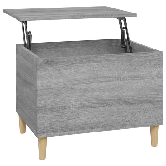 Tavolino Salotto Grigio Sonoma 60x44,5x45 cm Legno Multistrato