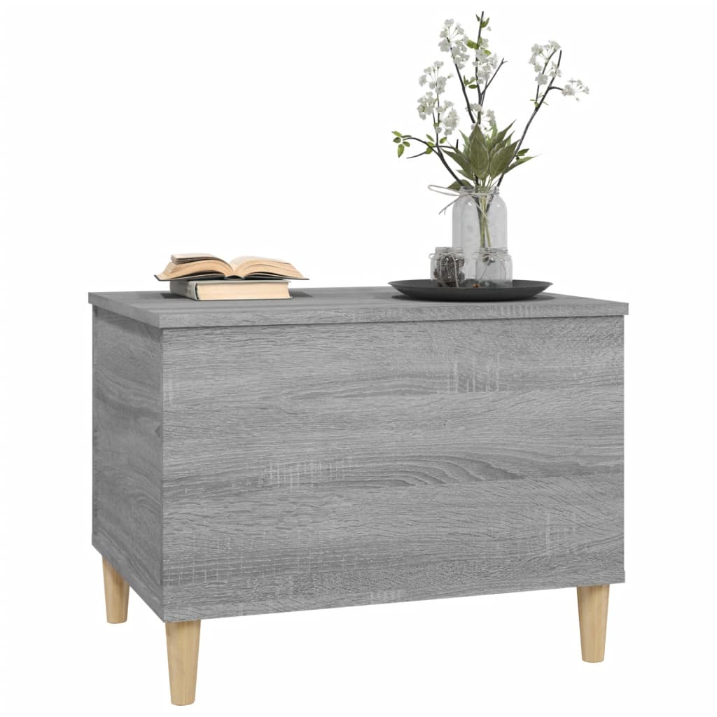 Tavolino Salotto Grigio Sonoma 60x44,5x45 cm Legno Multistrato 819570