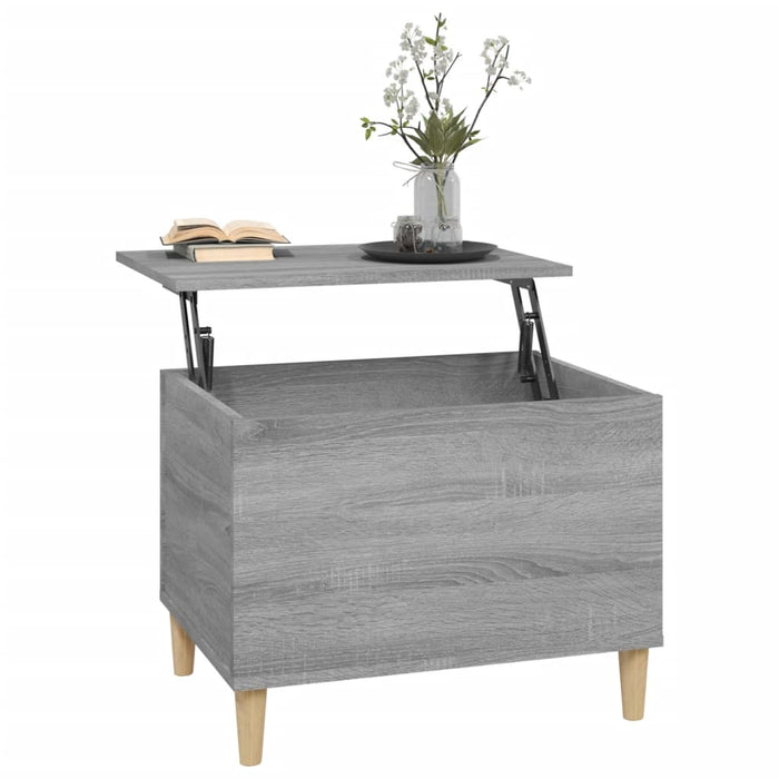 Tavolino Salotto Grigio Sonoma 60x44,5x45 cm Legno Multistrato 819570