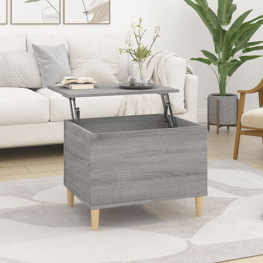 Tavolino Salotto Grigio Sonoma 60x44,5x45 cm Legno Multistrato