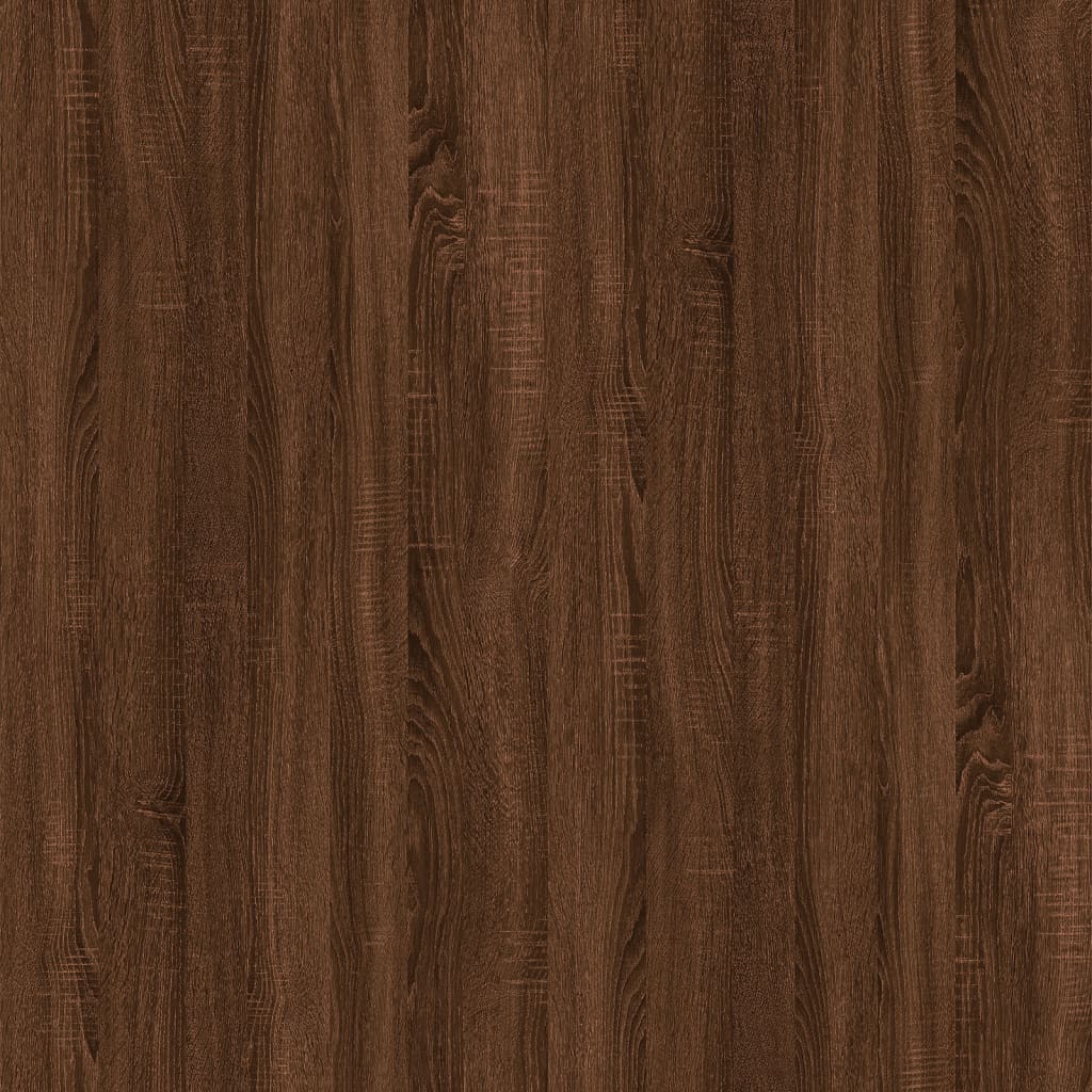 Tavolino Salotto Rovere Marrone 60x44,5x45 cm Legno Multistrato cod mxl 26445