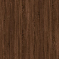 Tavolino Salotto Rovere Marrone 60x44,5x45 cm Legno Multistrato 819571