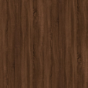 Tavolino Salotto Rovere Marrone 60x44,5x45 cm Legno Multistrato 819571