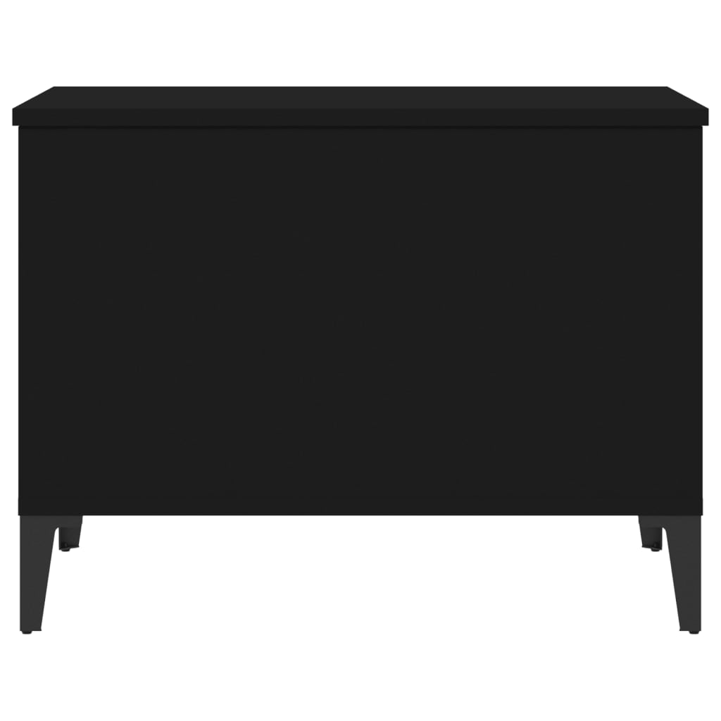 Tavolino da Salotto Nero 60x44,5x45 cm in Legno Multistrato cod mxl 15929