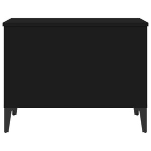 Tavolino da Salotto Nero 60x44,5x45 cm in Legno Multistrato cod mxl 15929