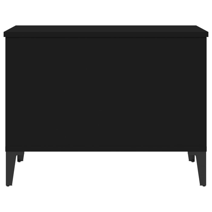 Tavolino da Salotto Nero 60x44,5x45 cm in Legno Multistrato cod mxl 15929