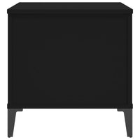 Tavolino da Salotto Nero 60x44,5x45 cm in Legno Multistrato cod mxl 15929