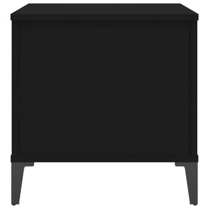 Tavolino da Salotto Nero 60x44,5x45 cm in Legno Multistrato cod mxl 15929