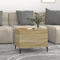 Tavolino Salotto Rovere Sonoma 60x44,5x45 cm Legno Multistrato 819575