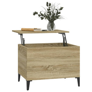 Tavolino Salotto Rovere Sonoma 60x44,5x45 cm Legno Multistrato 819575