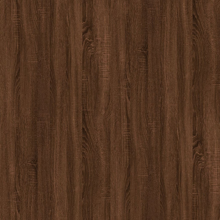 Tavolino Salotto Rovere Marrone 60x44,5x45 cm Legno Multistrato cod mxl 26733