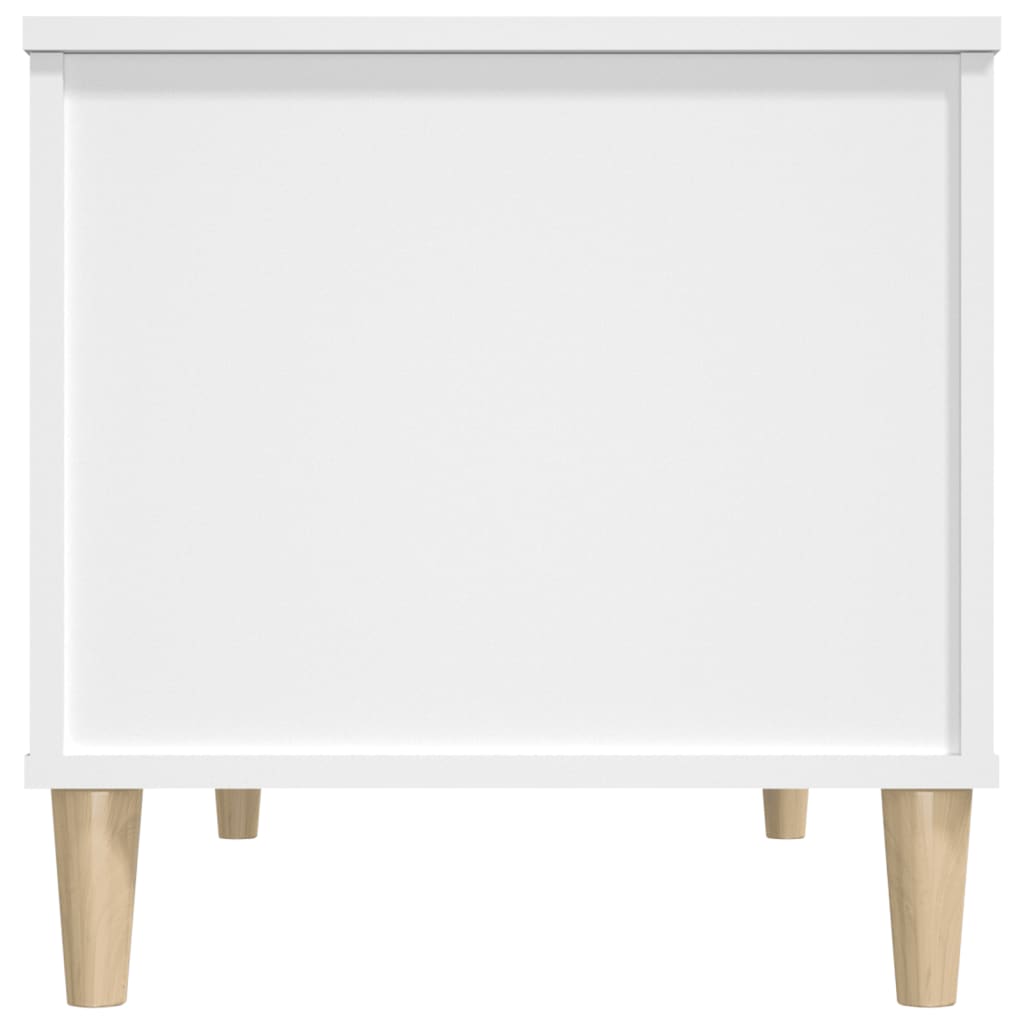 Tavolino da Salotto Bianco 90x44,5x45 cm in Legno Multistrato cod mxl 35881