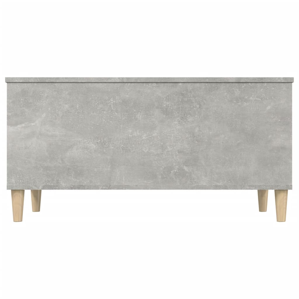 Tavolino Salotto Grigio Cemento 90x44,5x45 cm Legno Multistrato 819584