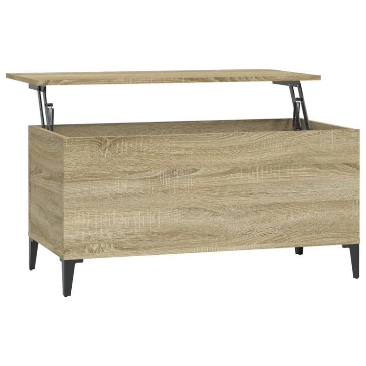 Tavolino Salotto Rovere Sonoma 90x44,5x45 cm Legno Multistrato