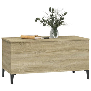 Tavolino Salotto Rovere Sonoma 90x44,5x45 cm Legno Multistrato