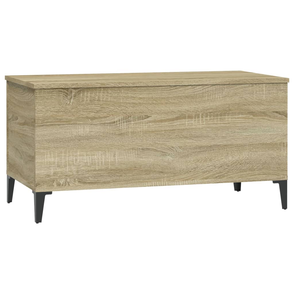 Tavolino Salotto Rovere Sonoma 90x44,5x45 cm Legno Multistrato