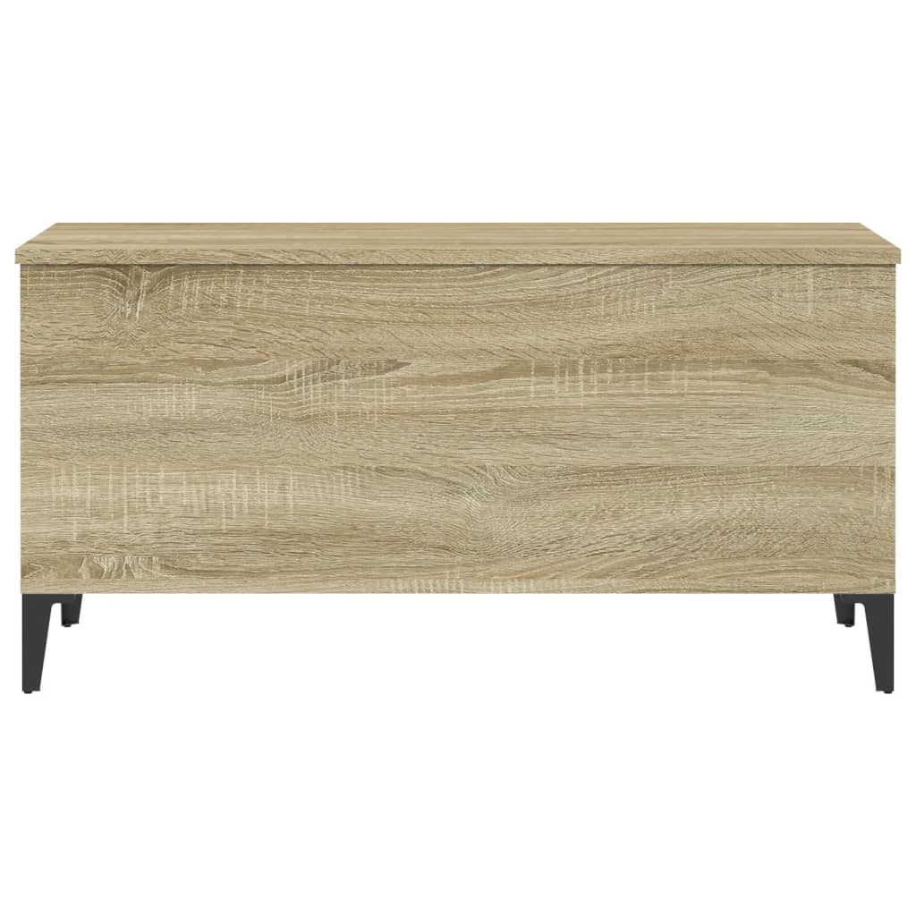 Tavolino Salotto Rovere Sonoma 90x44,5x45 cm Legno Multistrato