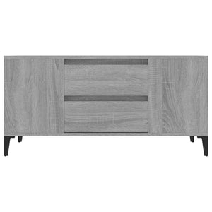 Mobile Porta TV Grigio Sonoma 102x44,5x50 cm Legno Multistrato cod mxl 26787