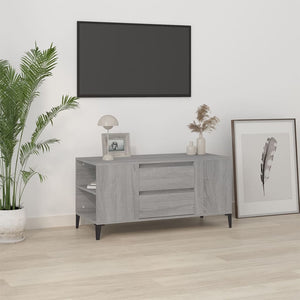 Mobile Porta TV Grigio Sonoma 102x44,5x50 cm Legno Multistrato cod mxl 26787