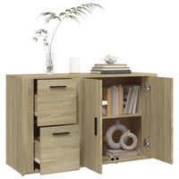 Credenza Rovere Sonoma 100x33x59,5 cm in Legno Multistrato 820999