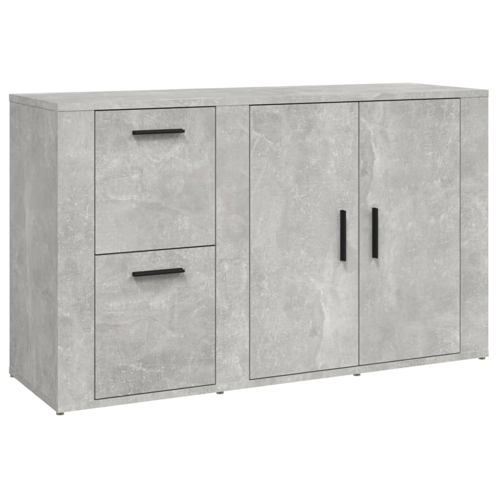 Credenza Grigio Cemento 100x33x59,5 cm in Legno Multistrato 821000