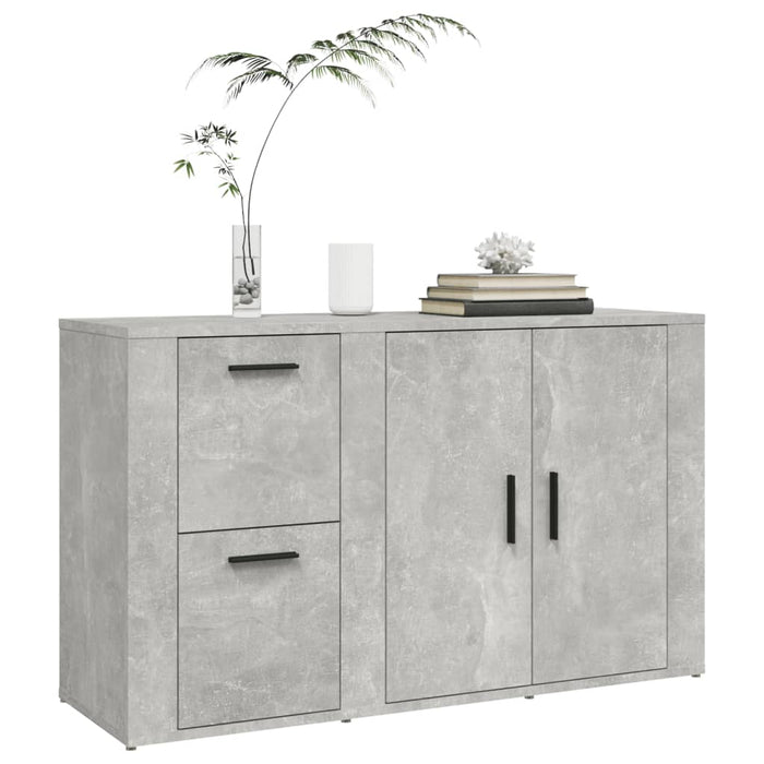 Credenza Grigio Cemento 100x33x59,5 cm in Legno Multistrato 821000