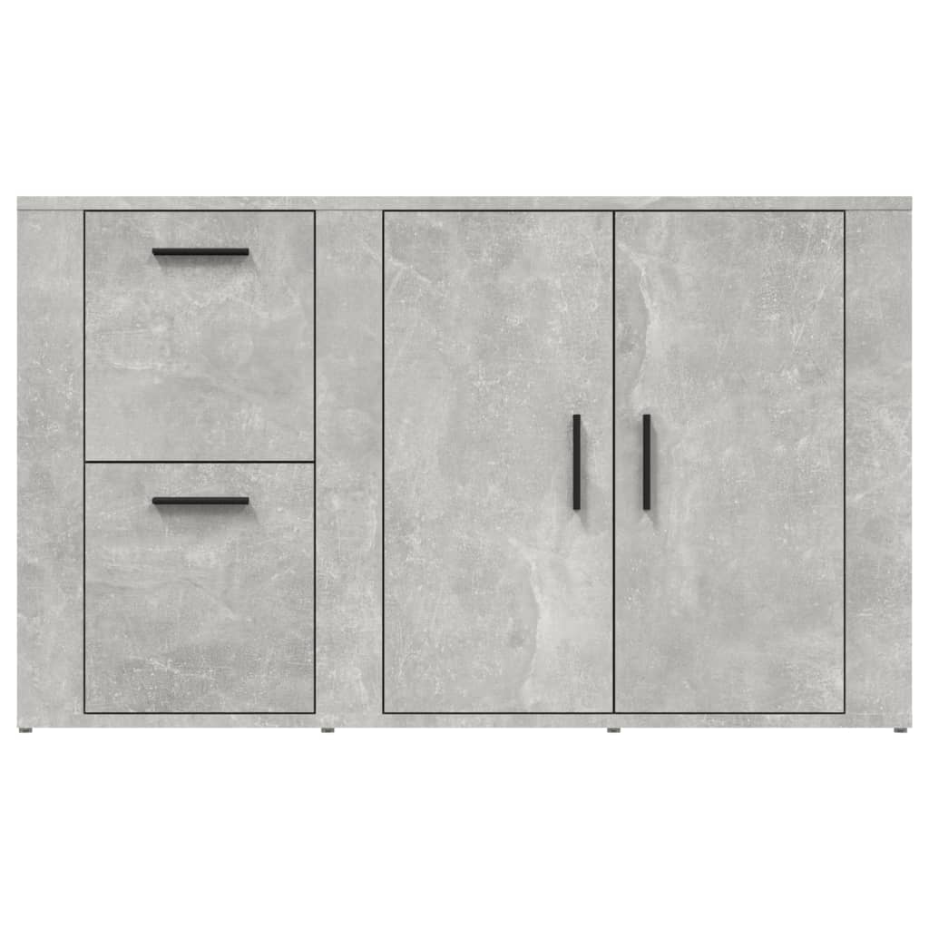 Credenza Grigio Cemento 100x33x59,5 cm in Legno Multistrato 821000