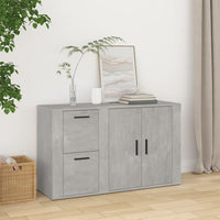 Credenza Grigio Cemento 100x33x59,5 cm in Legno Multistrato 821000