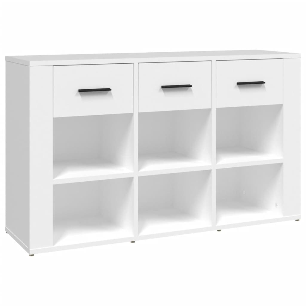 Credenza Bianca 100x30x59,5 cm in Legno Multistrato