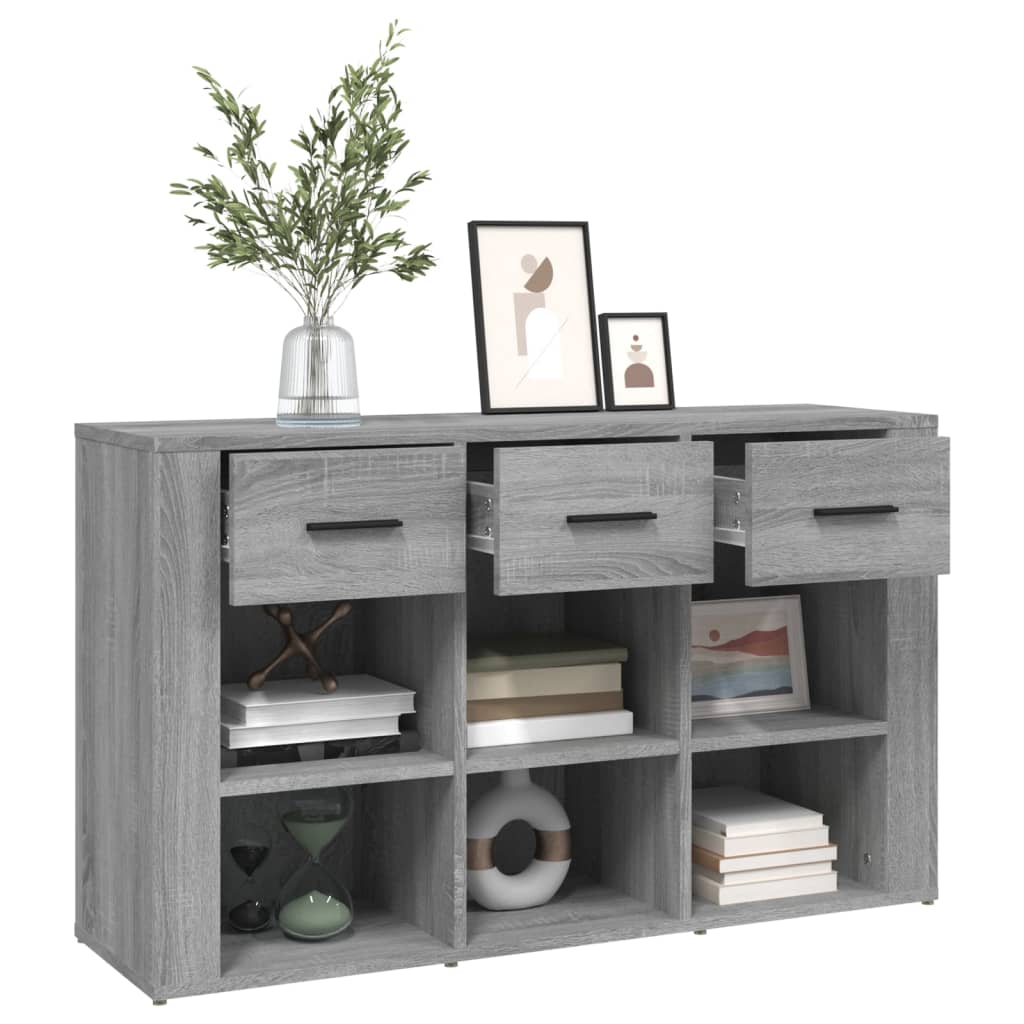 Credenza Grigio Sonoma 100x30x59,5 cm in Legno Multistrato