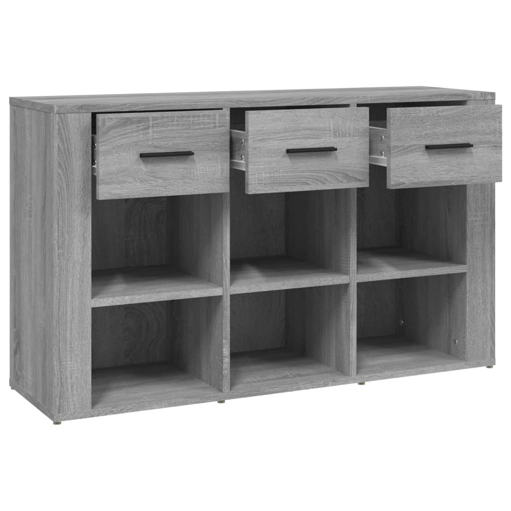 Credenza Grigio Sonoma 100x30x59,5 cm in Legno Multistrato