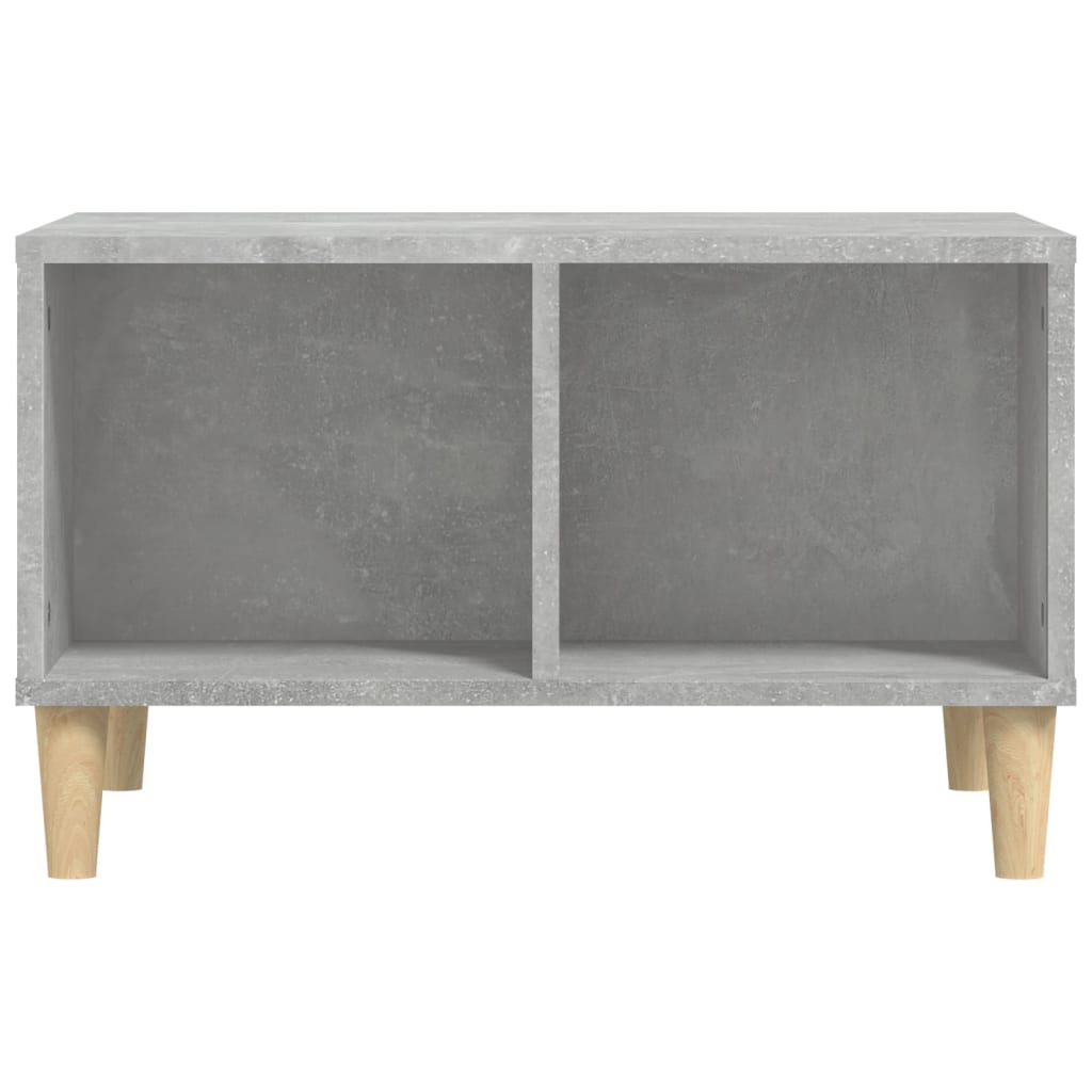 Tavolino Salotto Grigio Cemento 60x50x36,5 cm Legno Multistrato